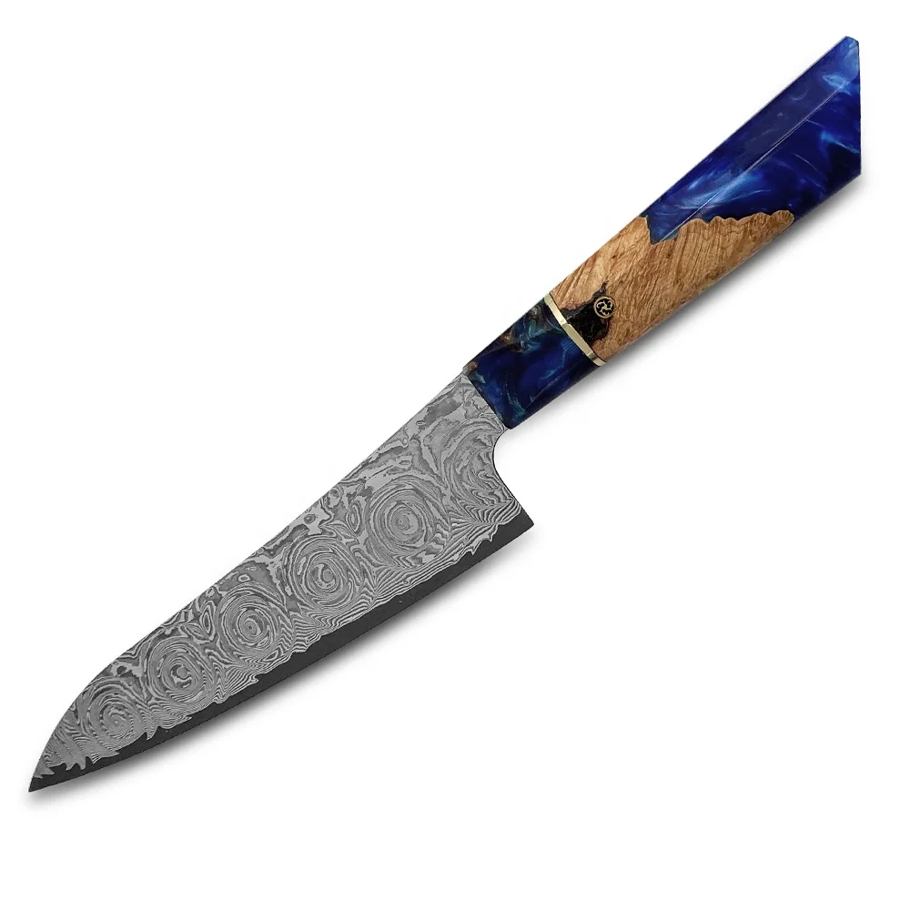 

Wholesale Amazon Hot Custom Professional G10 Handle 8.7 Inch Chef Knife 67 Layer VG10 Damascus Steel Knife