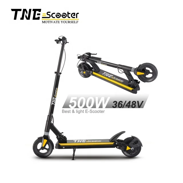 factory price TNE Venus-500 50km 500w electric foldable scooter