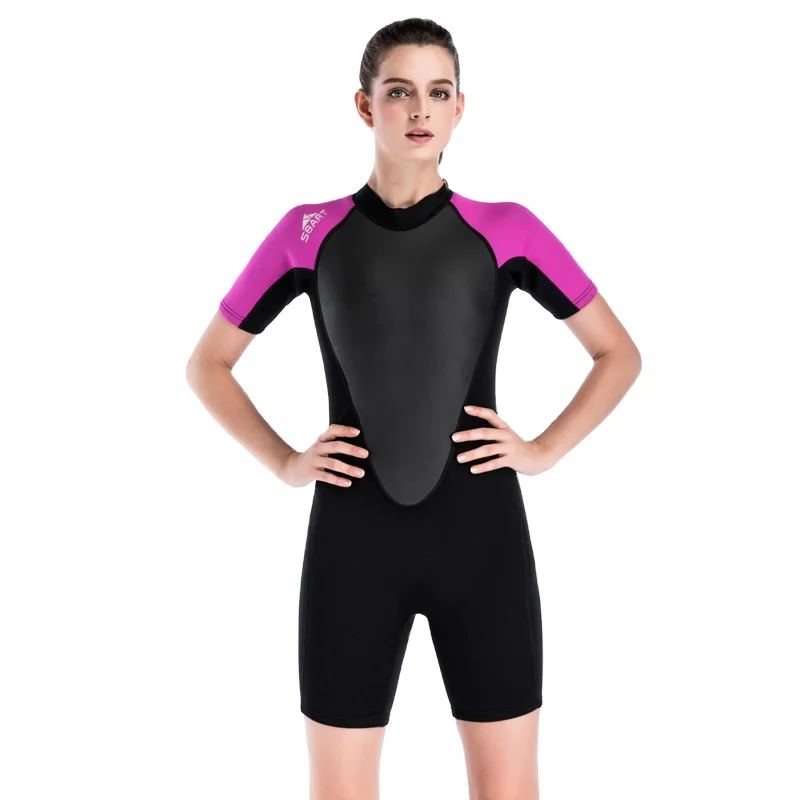 

Design Your Own Wetsuit Sbart Adult Surfing Swimming Wetsuit Short Sleeve Diving Suit One-Piece Neoprene Diving Surfing Wetsuit
