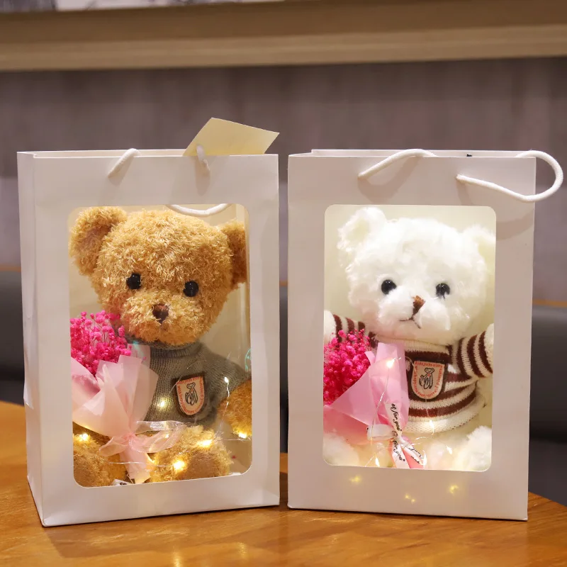 

Wholesale Valentines Day Gift Girlfriend Birthday Present Sweater Adorable Plush Teddy Bear