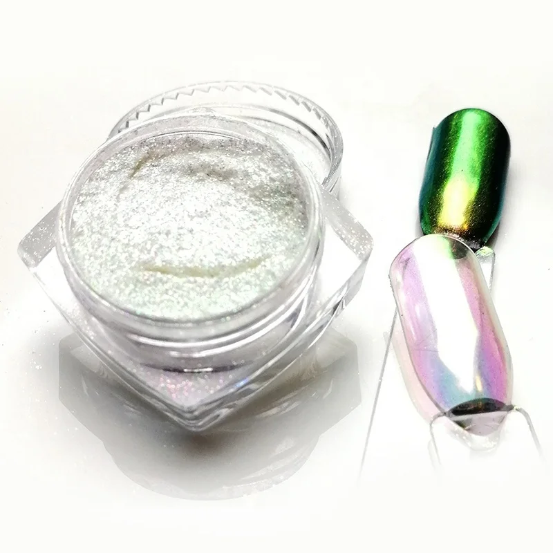 

2021 Corrina Beauty chrome mirror nail aurora pigment rainbow powder neon chameleon pigment nail supplies art