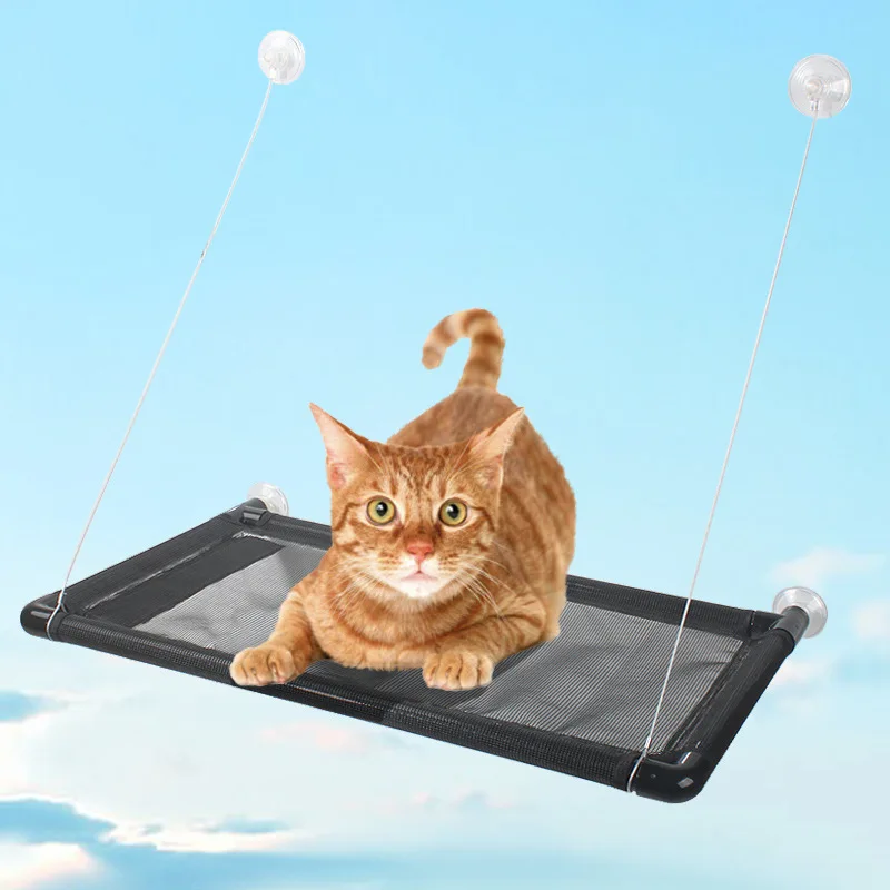 

Soft Platform Seat Stand Catnapper Suction Cups Lounger Window Perch Cat Enclosures Hammock, As shown