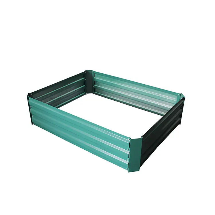 Powder Coated Galvanized Metal Large Raised Garden Beds For Planting
