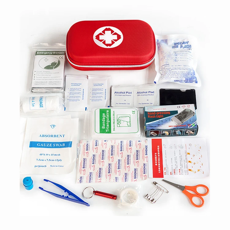 
Best sell travel outdoor portable medical first aid kit set camping first aid kits for sale kit de primeiros socorros de viagem  (62442535968)