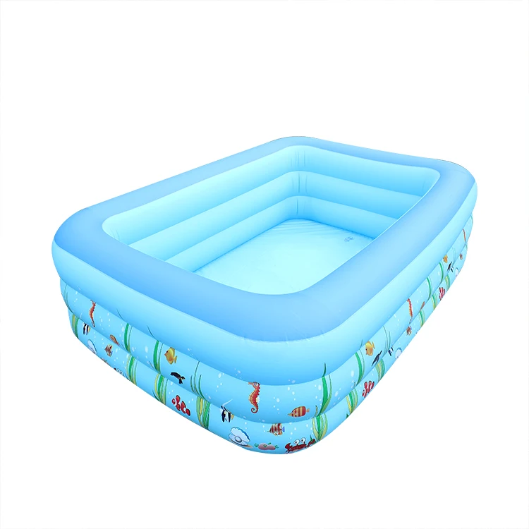 
New design lounge bath kids swimming 6 person inflatable pool 