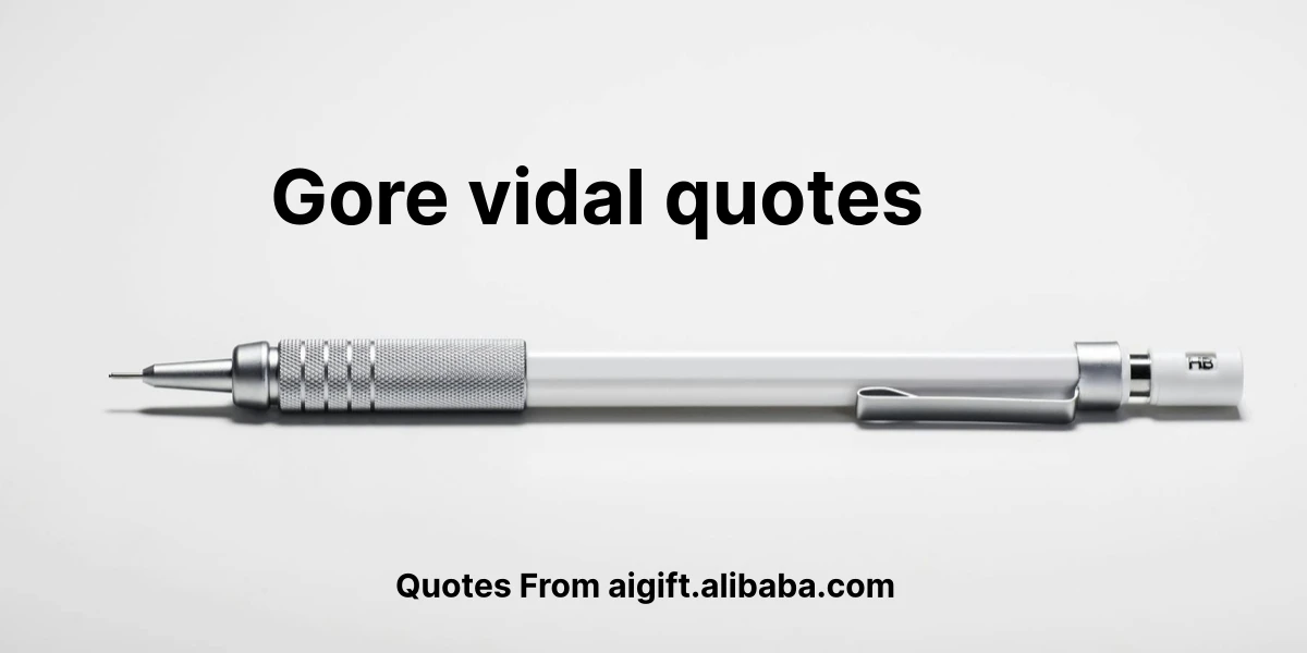 gore vidal quotes