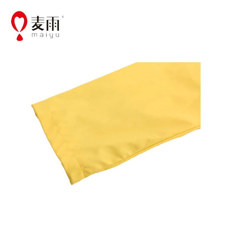 
Qualities product yellow fisherman pe raincoat for heavy rain 