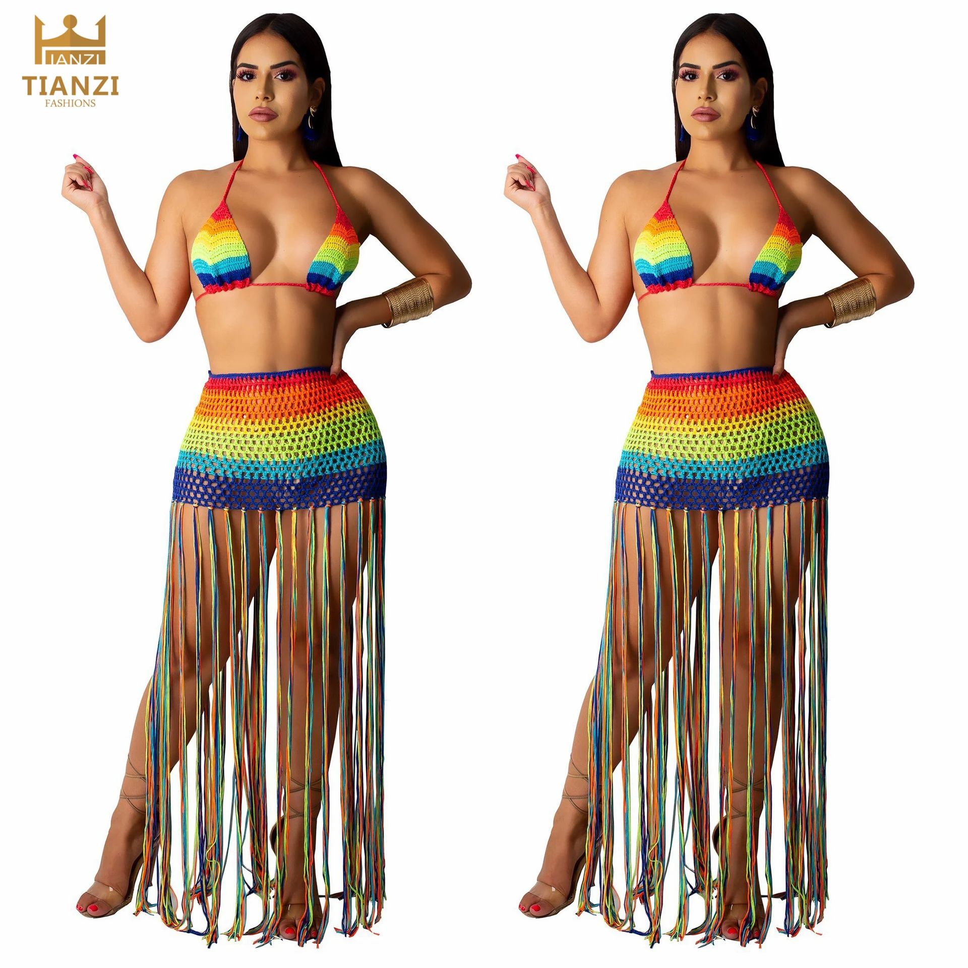 

Z8122 women sexy fishnet two pieces bikini beachwear swimsuit