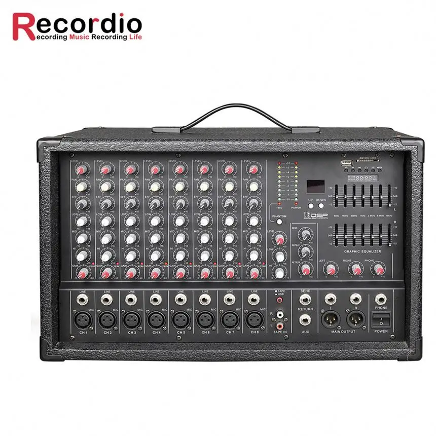 

GAX-EB8 Hot Sell Portable 8 Channel Video Mixer With Low Price