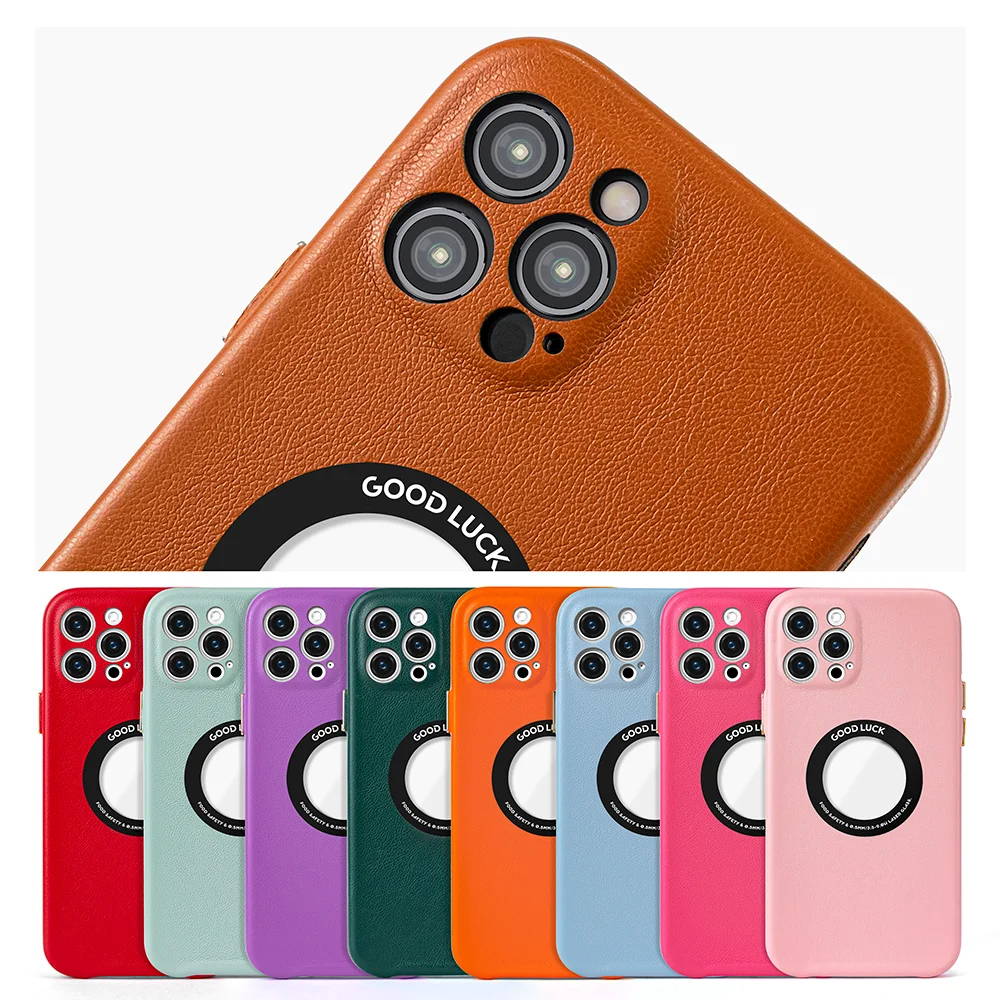 

2021 New Arrival Logo Customize PC+ PU Phone Case For iPhone 13