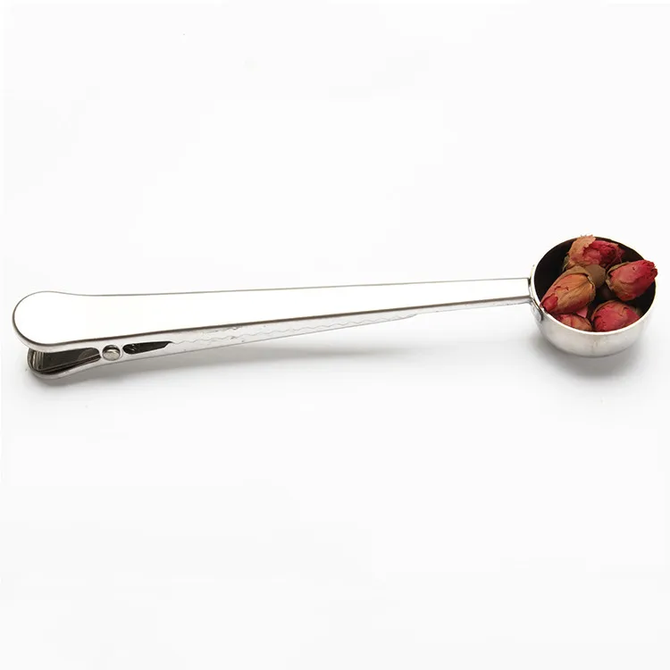 

stainless steel 304 sliver brass color tea bag scoop clip, Any pantone color