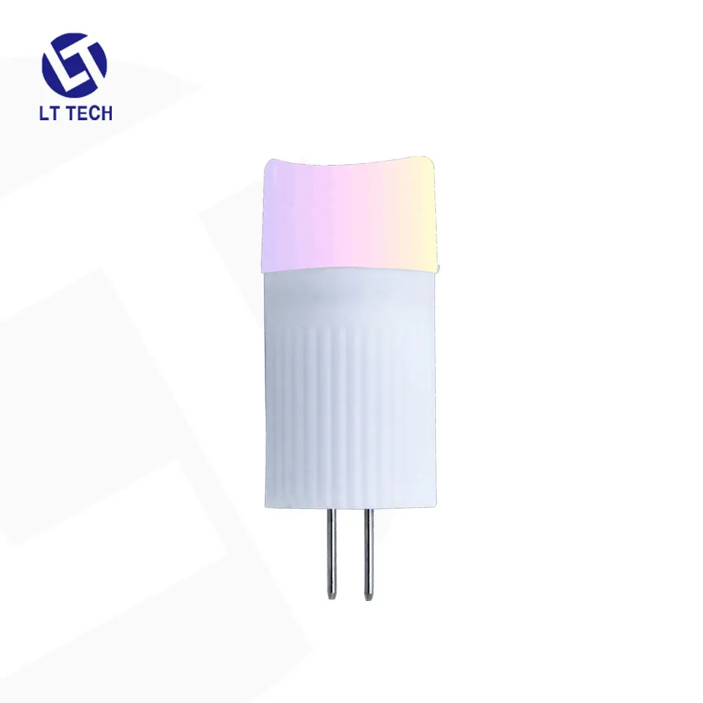 Factory RGB Lamp 2W G4 Ceramic LED WiFi Control Smart Light Bulb Led G4 Bulbs For Outdoor Pathway Landscape Lighting Fixtures