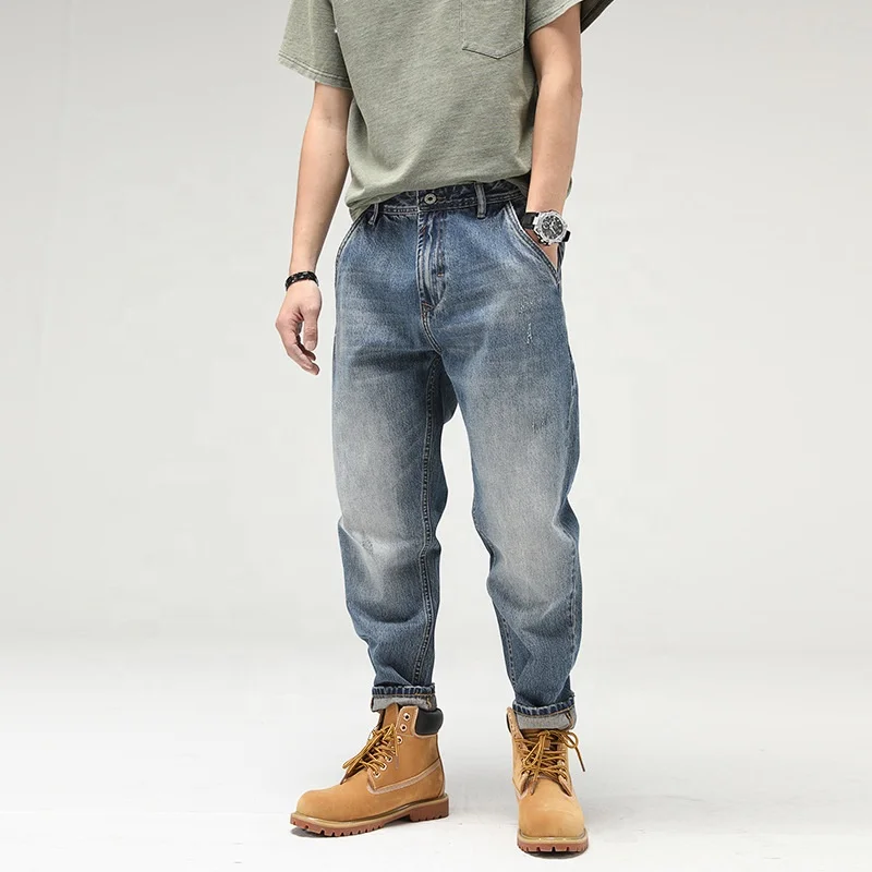 

Trendy clothing high qty mens denim pants jeans men baggy jeans 2021