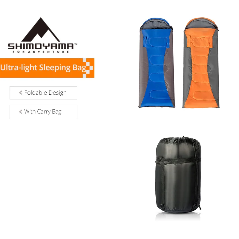 

SHIMOYAMA Outdoor Tent Military Emergency Survival Water proof High Quality Sleeping Bag for Camping,Hiking, Blue;orange