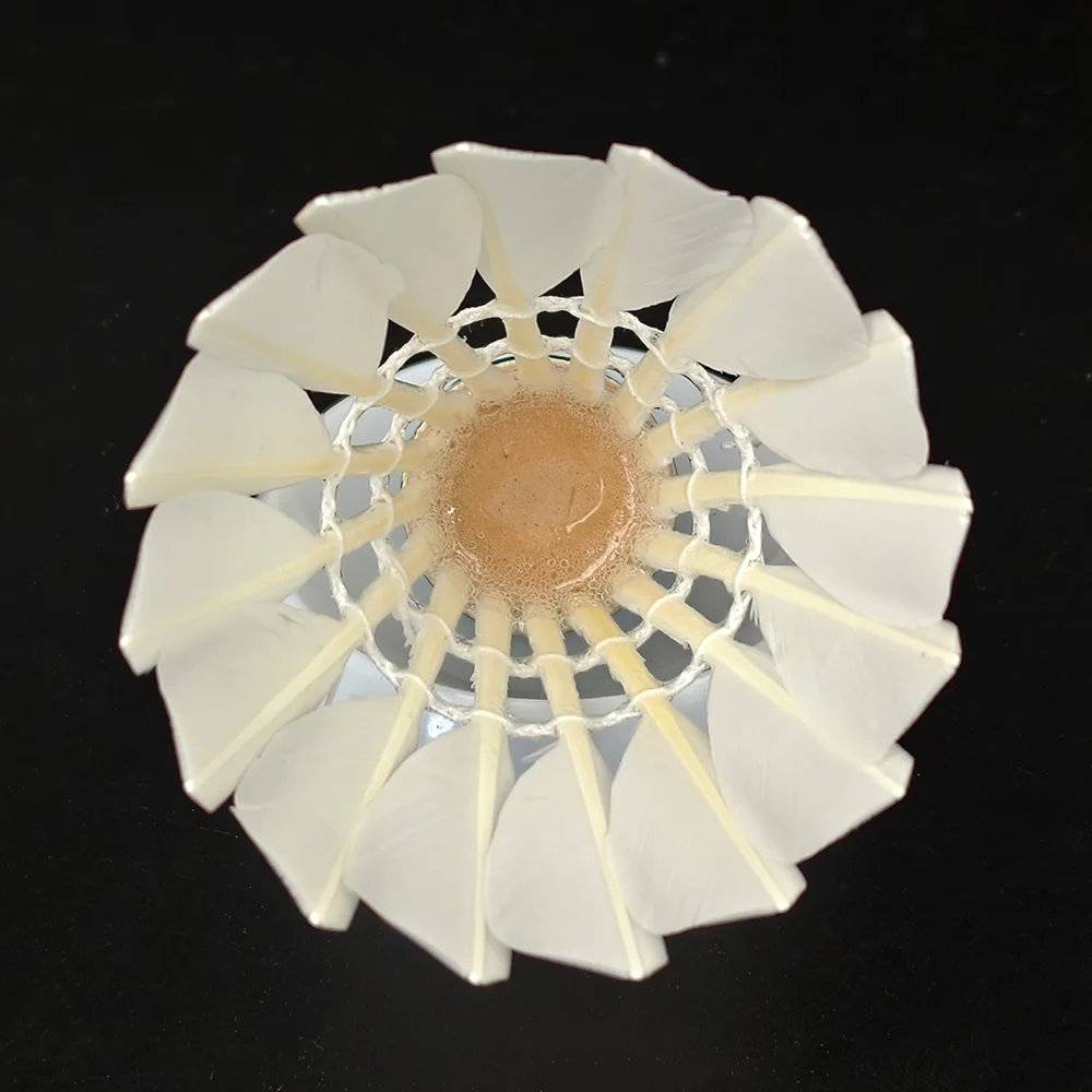 DunRun DR-09 Wholesale Super Toughness Badminton Ball Shuttlecock Cigu Duck Single Side Feather Training Shuttlecock Badminton