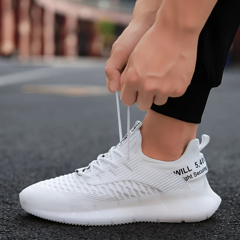 

Hot sale light breathable mesh fashion sneakers for men casual men's sports shoes men, Optional