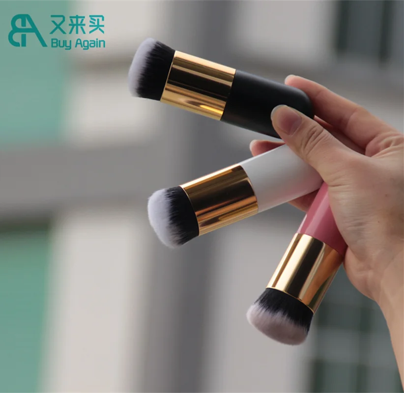 

Buy Again base para maquillaje white low moq powder rounded head top short chubby pier small foundation make up brush