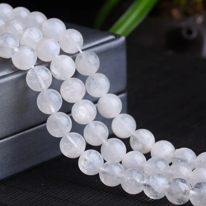 

Wholesale Natural Moonstone Smooth Round Loose Beads 5A Moonstone Round Beads For Jewelry DIY making