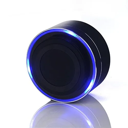 

Outdoor portable colorful led mini metal speakers stereo waterproof Wireless blue tooth Speaker support Mic TF card FM radio AUX, Multiple colors