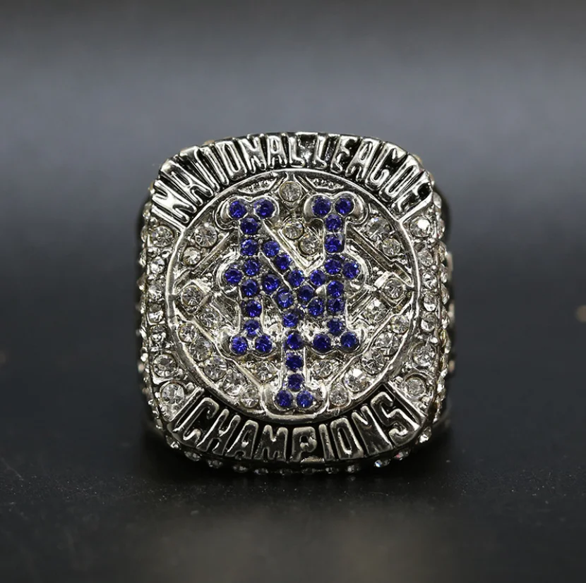 

The MLB 2015 New York Mets Major League Baseball champion ring