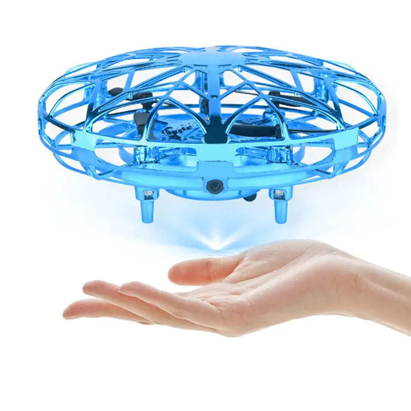 

Child Anti-Collision Flying Toy, 2021 New Levitation Drone Toy, Wholesale Gesture Induction Drone Toy/, Gold, blue, red