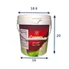 Custom Label Cookies Ice Cream Leak Proof Plastic Bucket 380ml 1L 2L 1Gallon Food Grade Small Container Honey Barrel With Lid