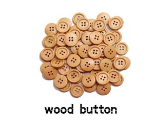 new style flat wood button supplier