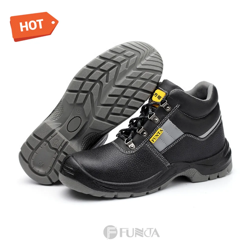 

FUNTA High Quality Professional Men Mining Work Heavy Duty Safety Shoes and Boots S3 standard