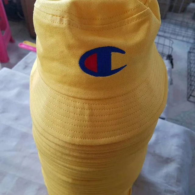 
OEM Logo Large Fishing Golf Tennis Colorful White Eco Fabric Recycled Children Bucket Hat 