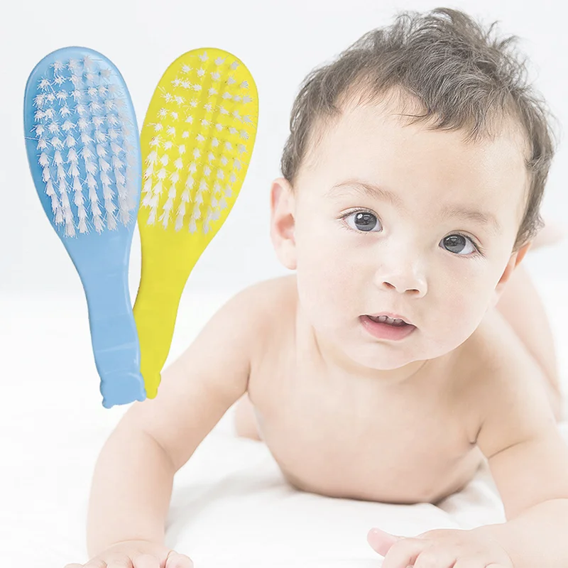 

Cheap Baby Hair Brush Comb Baby Bath Cleaning Brush Baby Massage Brush Bpa Free