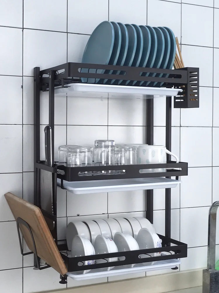 Pusdon Handing wall mounted dish drying Rack