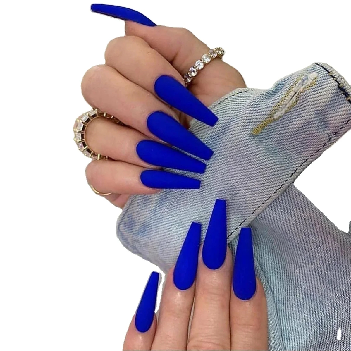 

Super Long Ballet Armour With Beauty Nail Tips Full Cover Nail Press On Nails