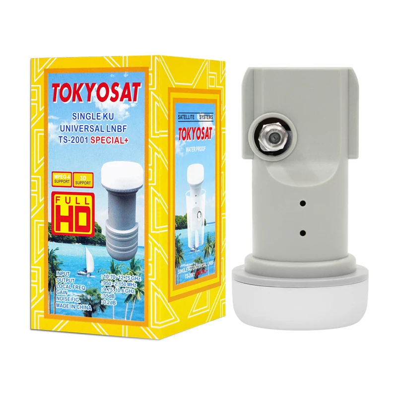 

TOKYOSAT TS-2001 Factory price good quality supply Single/twin/quad lnb optimiz ku band lnb satellit