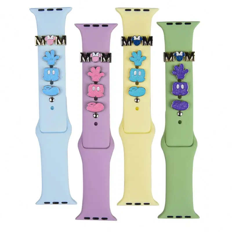 

Watch Decoration Charms For Apple Watch Band Bracelet Metal Leg Decorative Nails For Iwatch Sport Strap Ornament Accessories, Multi-color optional or customized