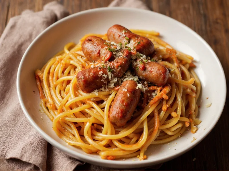 smoked sausage and pasta