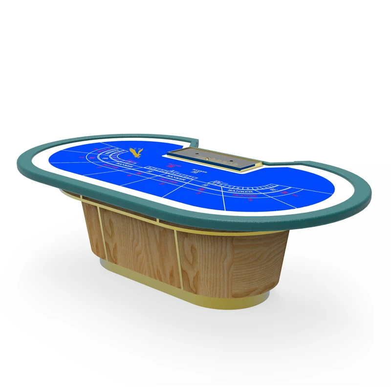 

YH Casino Tables Customized Color Size Baccarat Poker Table Casino Baccarat Casino Poker Table for Sale, Custom