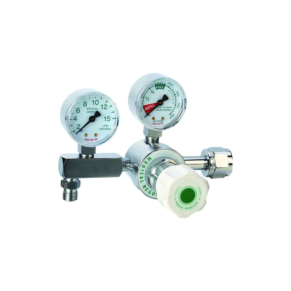 Secure Flow Meter Oxygen Medical Pressure Regulator For Industrial