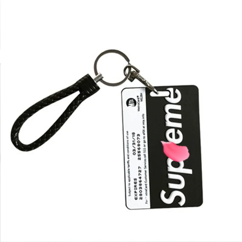 

Fashion vertical PVC name tag badge ID card holder, Black/red