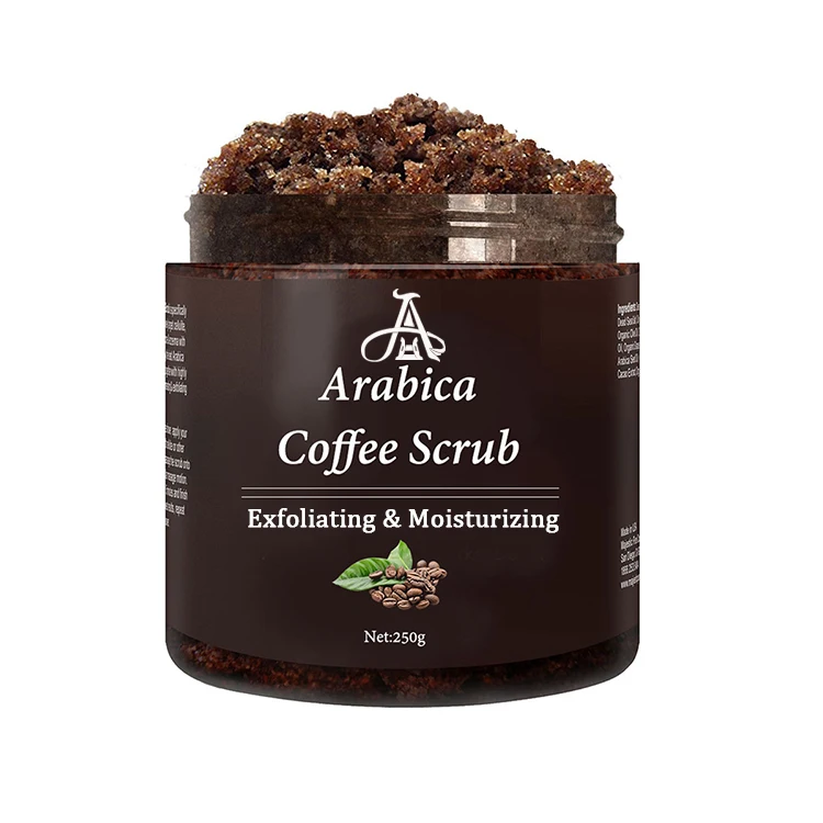 

AH Whitening Moisturizing Exfoliating Deep cleaning Arabica Coffee Scrub, Brown