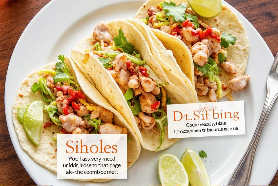 Fish Taco with Lime