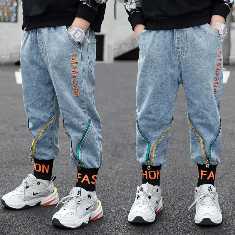 

Wholesale ripped summer 2021 kids jeans pants denim kids boys jeans