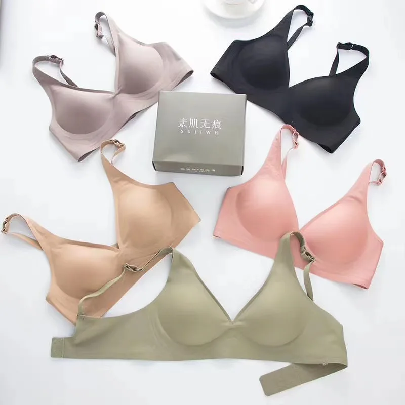 

Hot sale seamless comfortable women's underwear high-end sports bra boxed