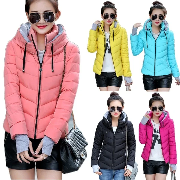 

coldker Women Winter Oversize Coat Autumn Warm Puffer Jacket Women Lady Down Jacket Parka