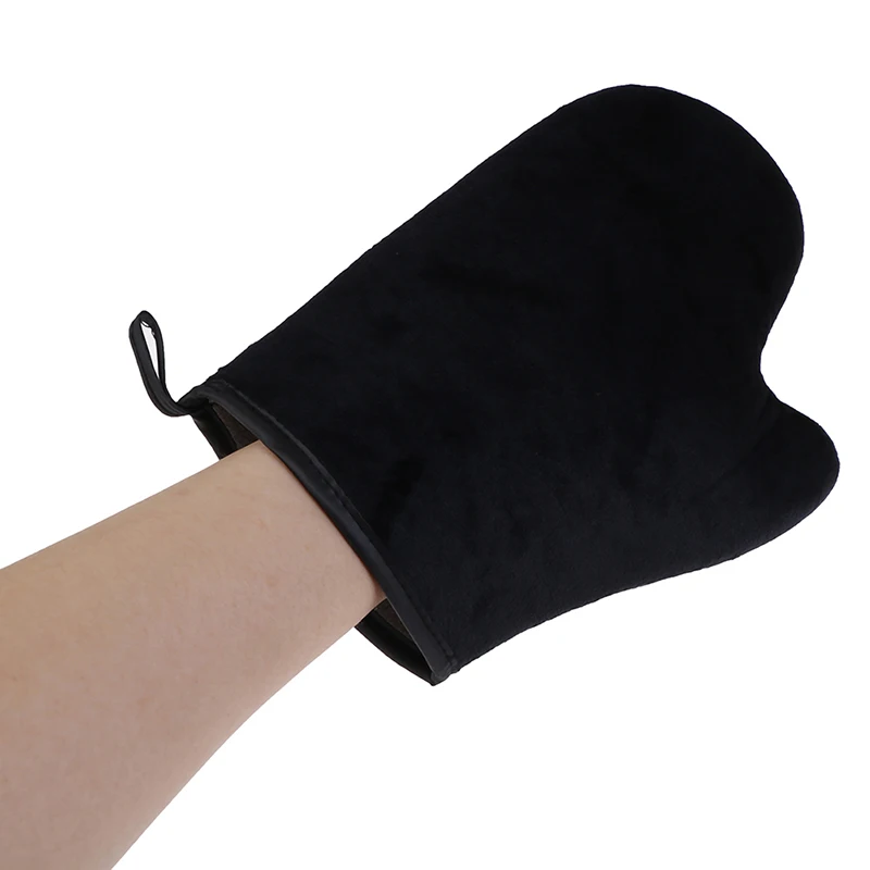 

Wholesale Fashion Sunless Self Tanning Application Glove Mitt Applicator Double-Side Soft Velour Spray Tanning Mitts AE130