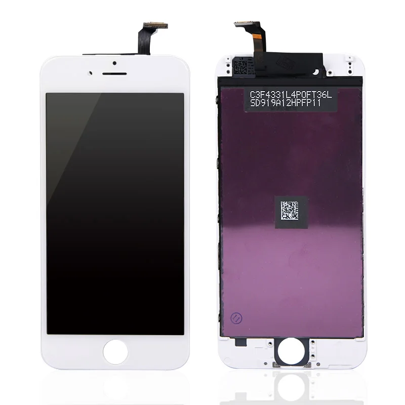 

SAEF Cell Phone Replacement LCD Display Touch Screen For Iphone 6, Black white