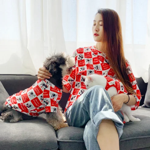 matching cat and owner clothes