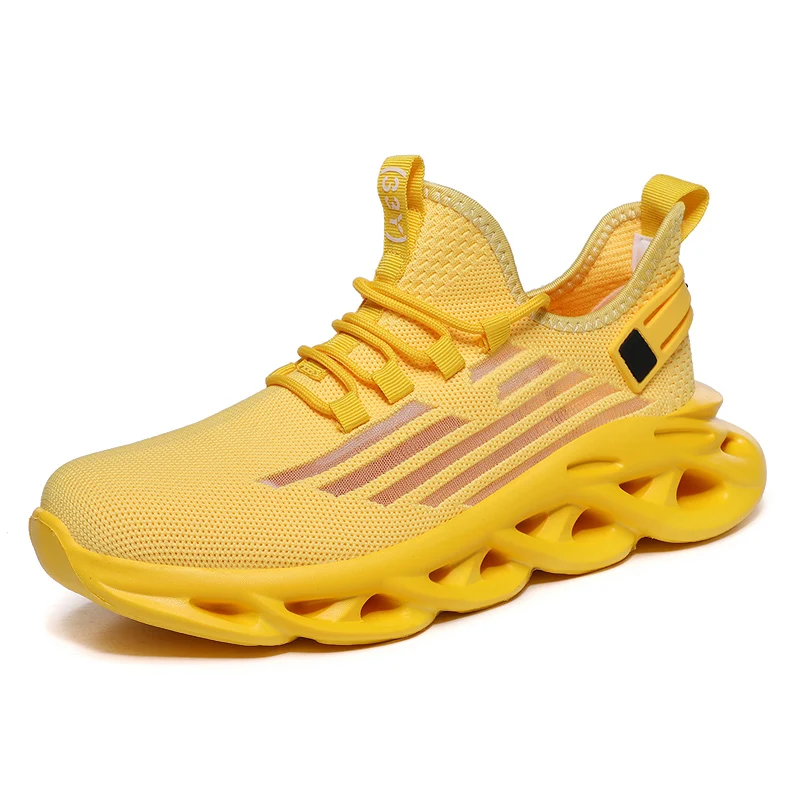 

Amazon AliExpress Men sports shoes for walking breathe shoes men sneakers casual outdoor, Black/white/yellow/green