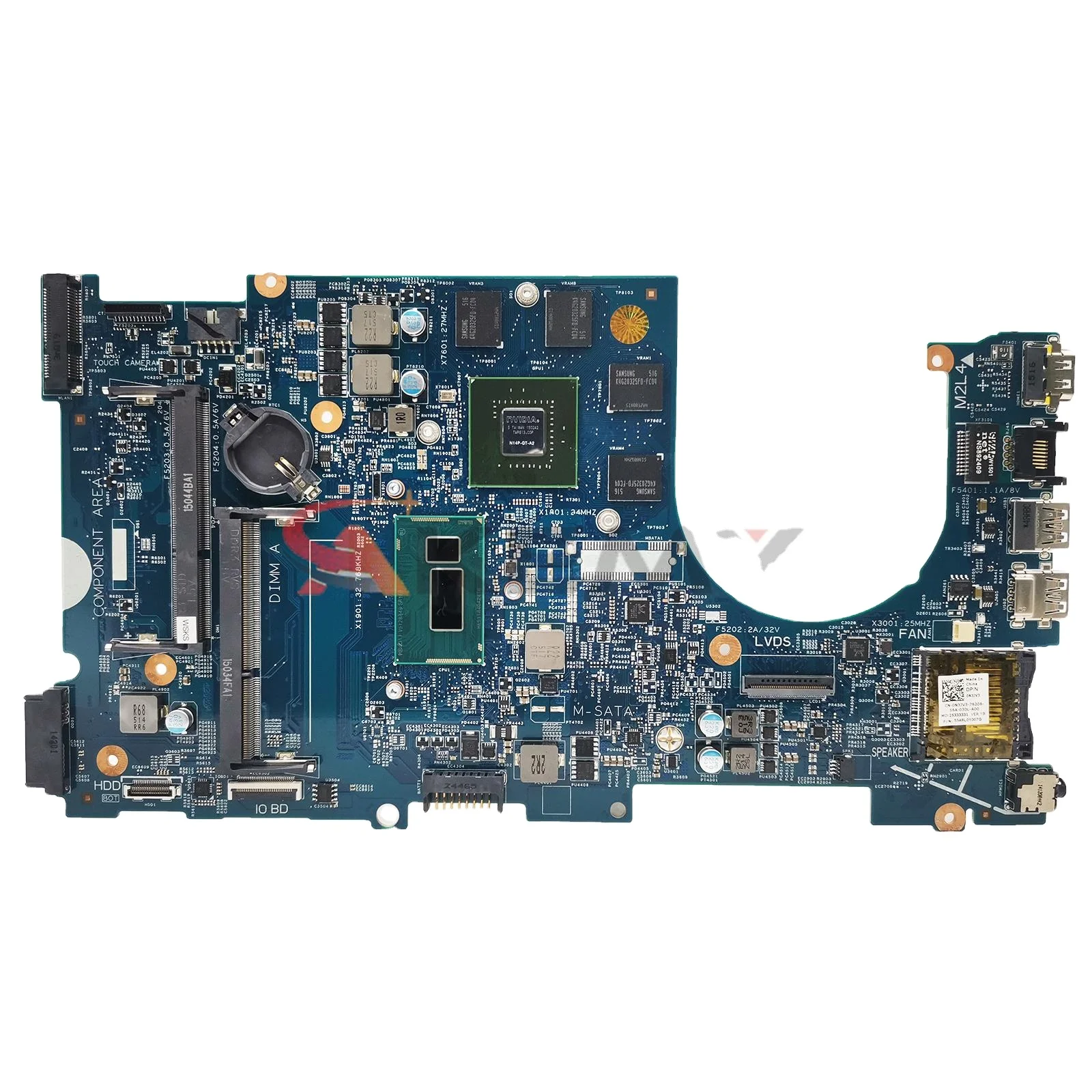 

FOR Dell Inspiron 17 7737 Laptop Motherboard 12309-1 CN-0N3JV3 CN-0NC2TM mainboard with i5 i7 4th Gen CPU GT750M