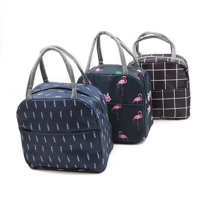 

Custom Durable Leakproof Cooler Reusable Lunchbox Container Tote Lunch Bag for Kids School Work Office, 6 colors