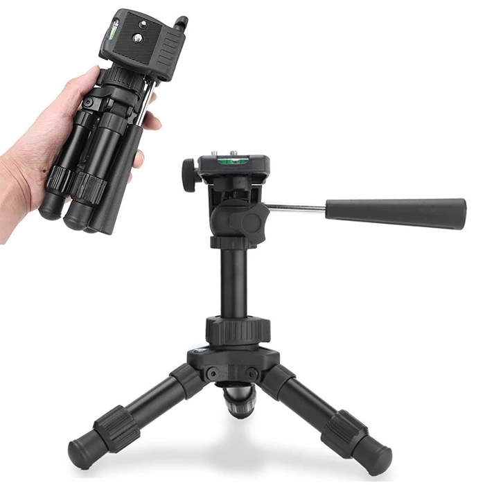 

High quality mini 360 Degree rotation Portable tabletop Tripod stand for digital camera DSLR, Black